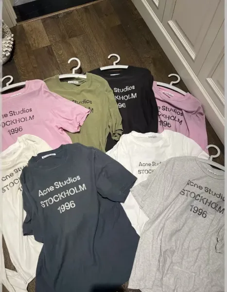Acne Studios Stockholm 1996 Olive Green T-Shirt - 6