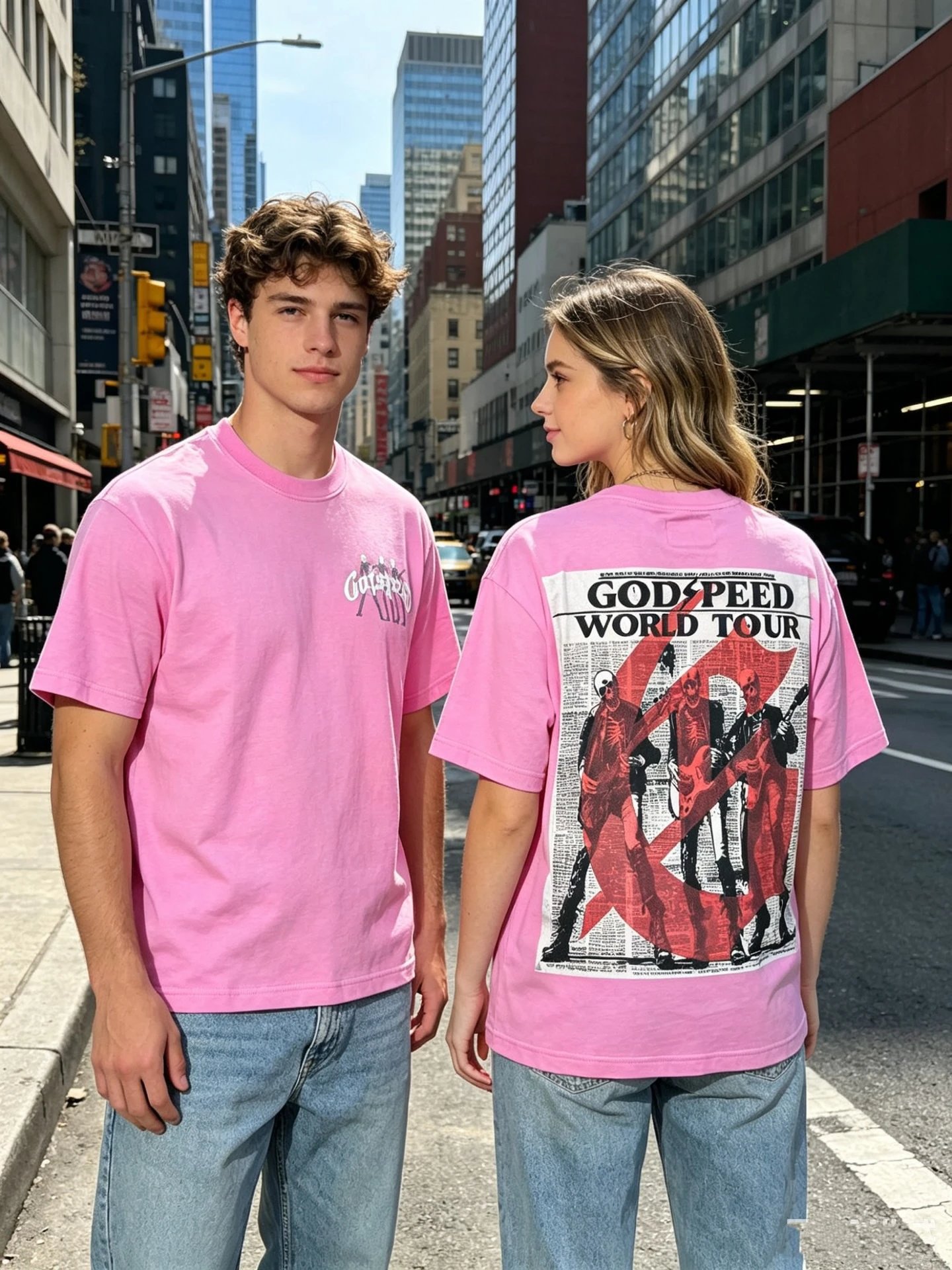 Godspeed Out of Many Astronaut Graphic T-Shirt Black - 3