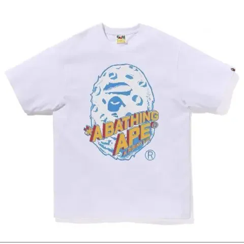 A Bathing Ape Multi-Logo Print White T-Shirt - 15