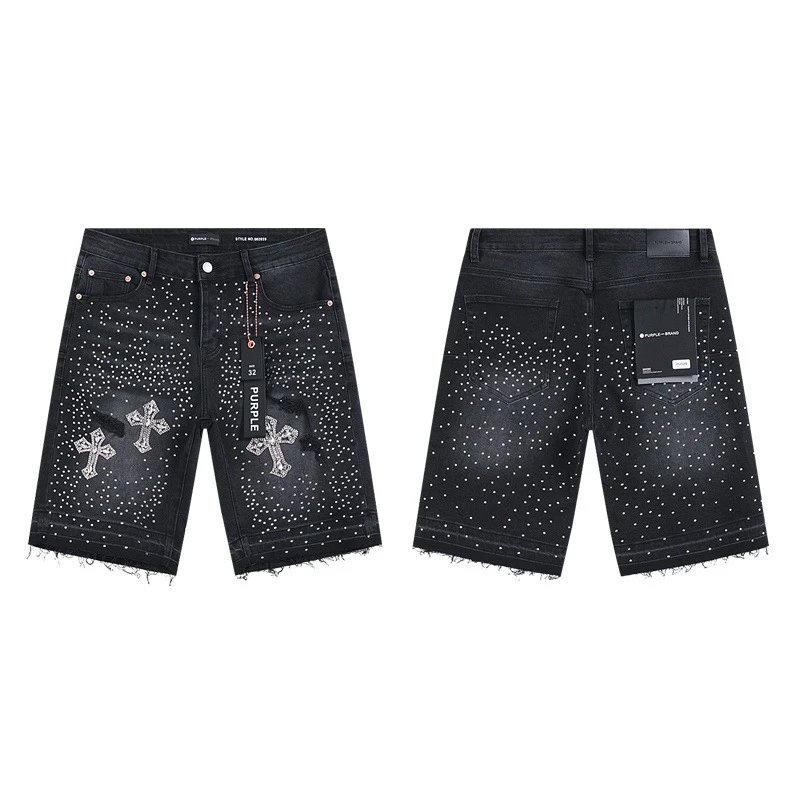 Purple Brand Relaxed Jeans Shorts photo 8
