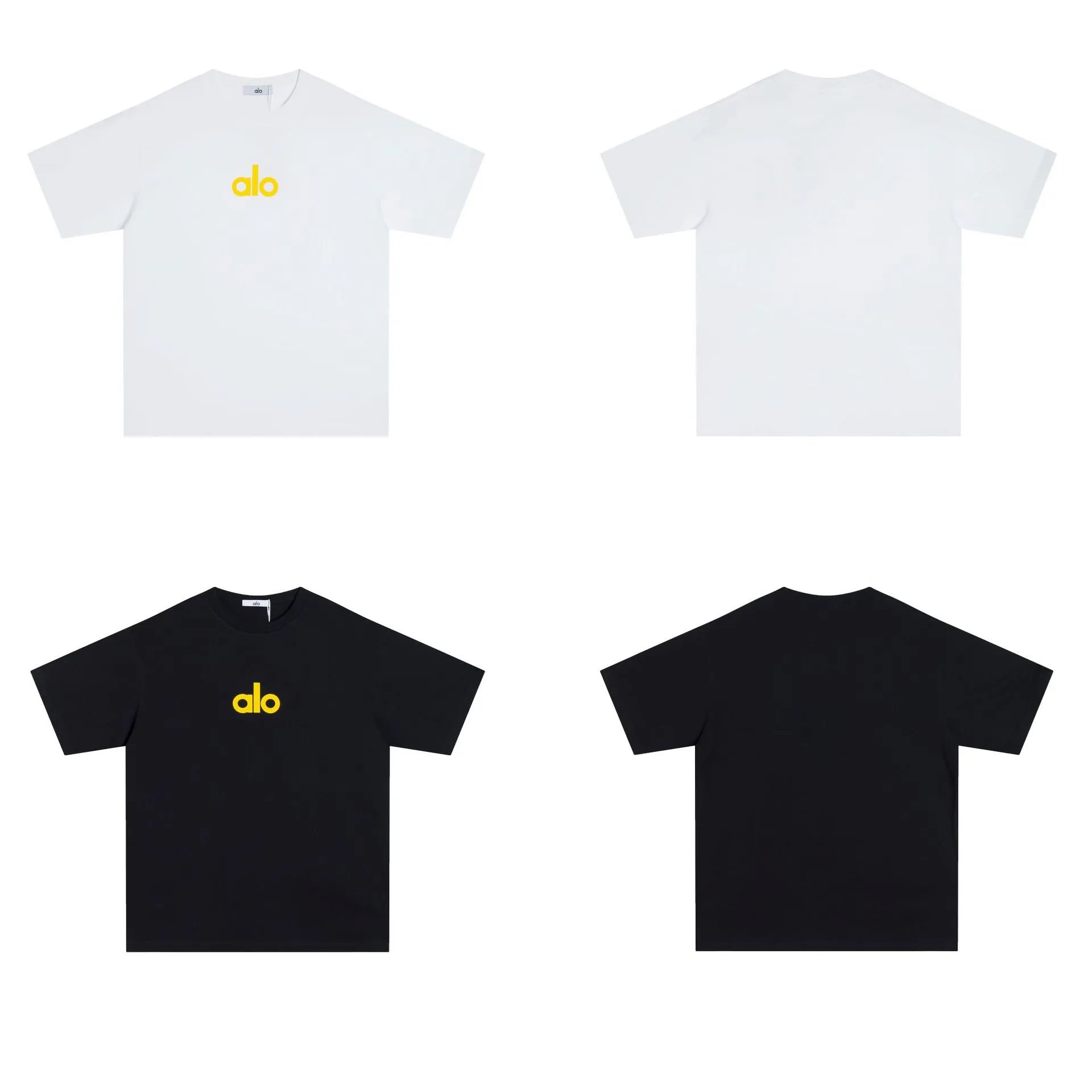 Alo Logo Graphic Black T-Shirt - 18