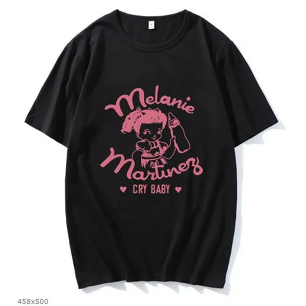 Design Melanie Martinez Cry Baby Graphic T-Shirt Black T-Shirts - 1