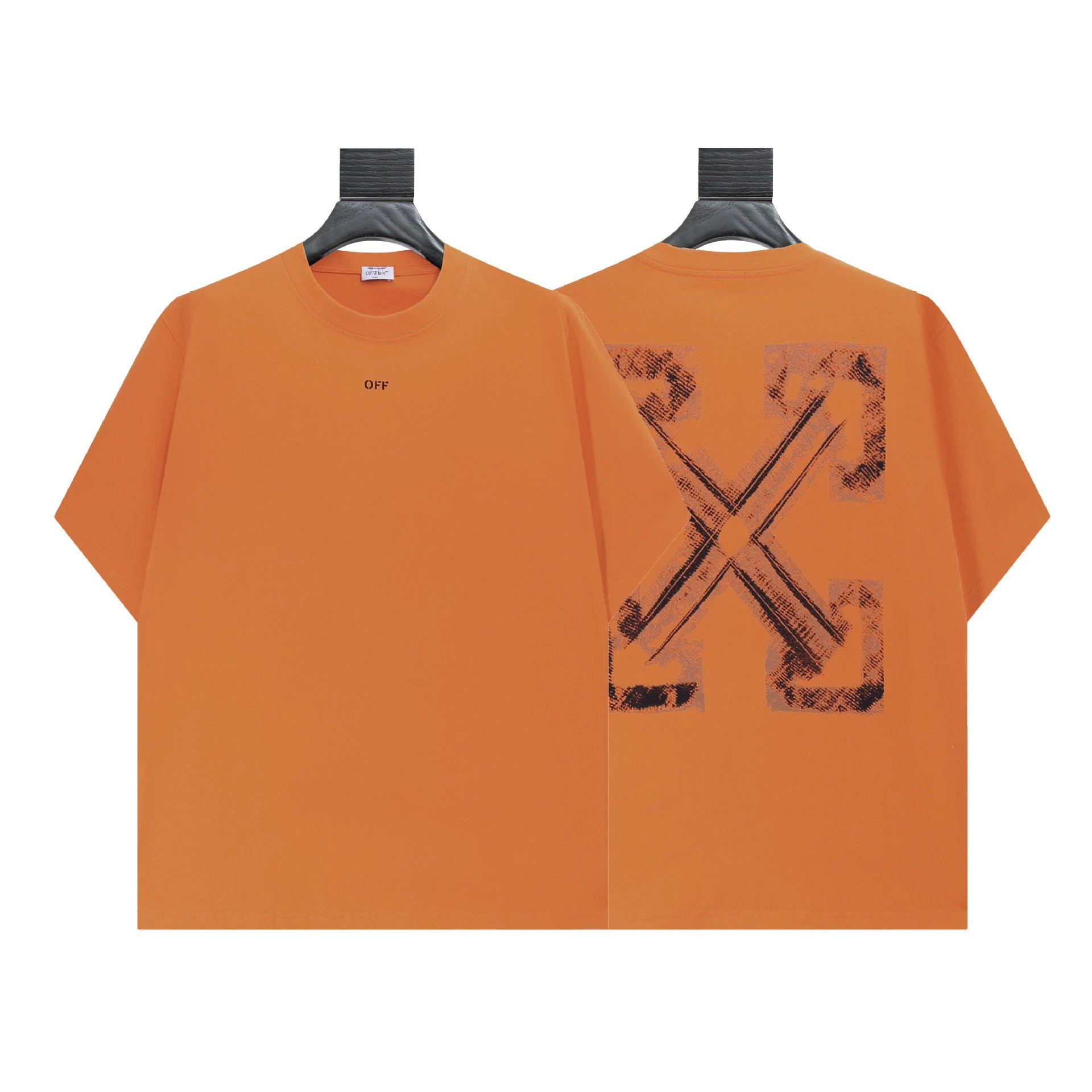 Off-White Angel Print T-Shirt Black - 10