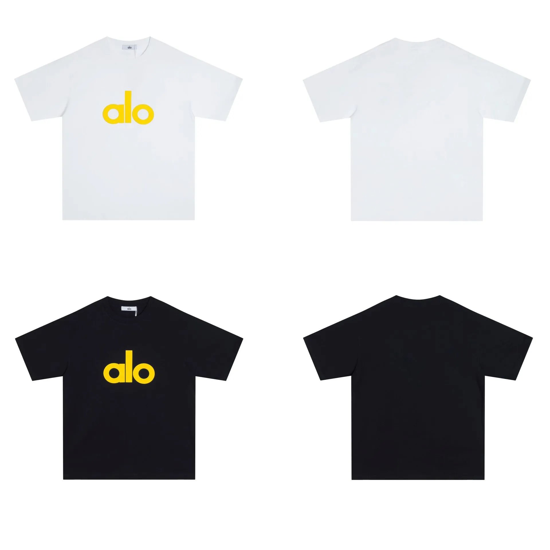 Alo Logo Graphic Black T-Shirt - 30