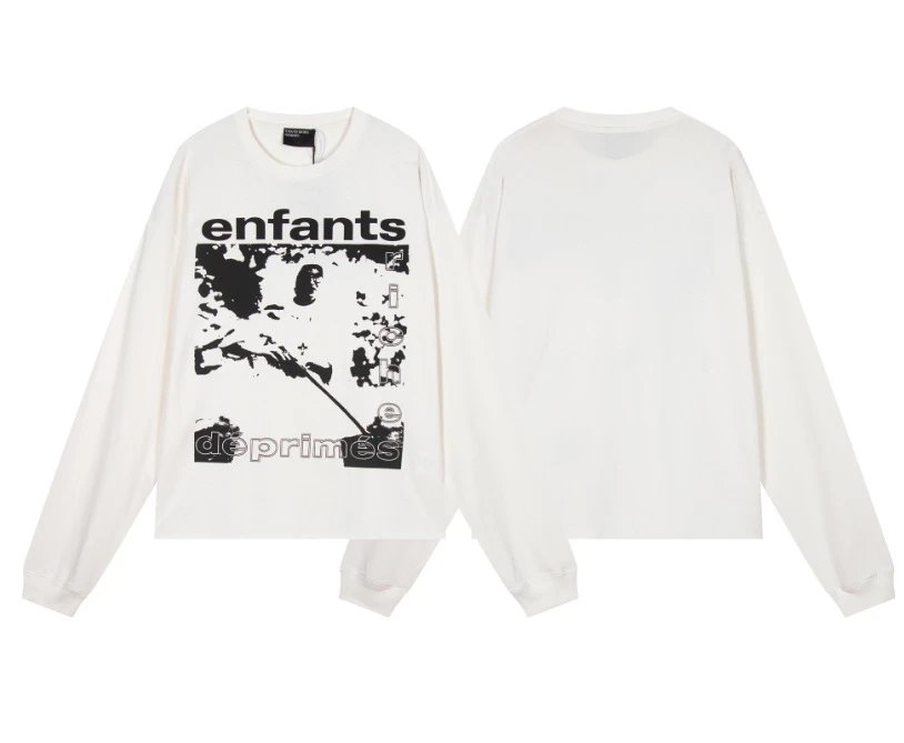 Enfants Riches Déprimés Graphic Print Long Sleeve T-Shirt White