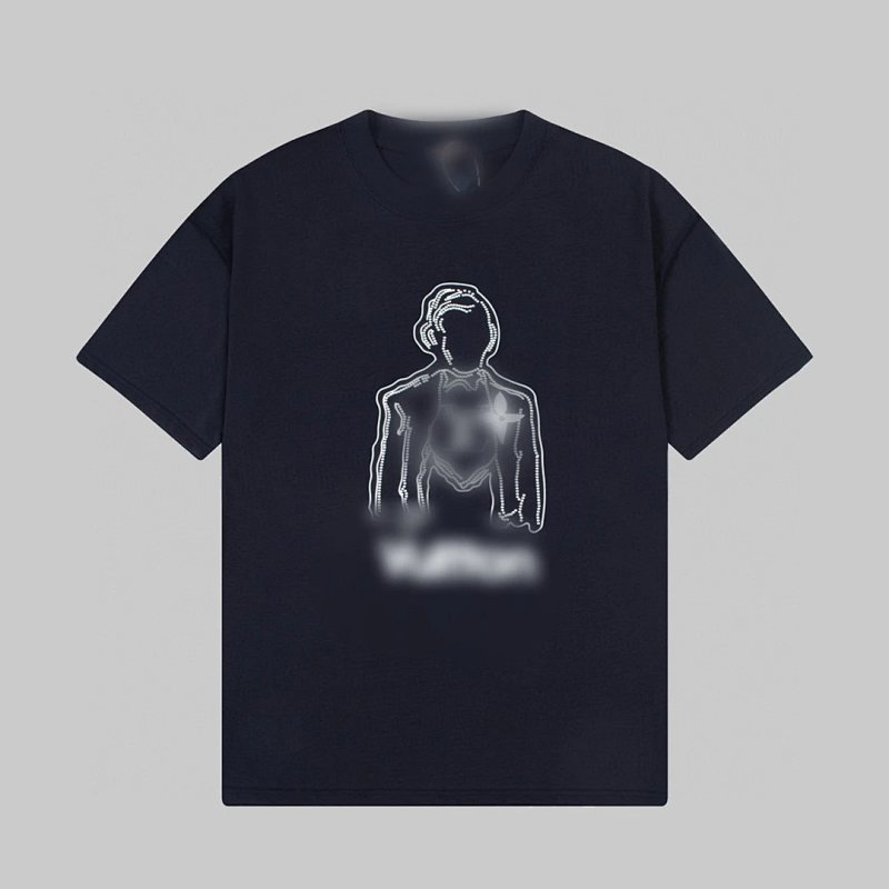 Abstract Figure Outline Navy