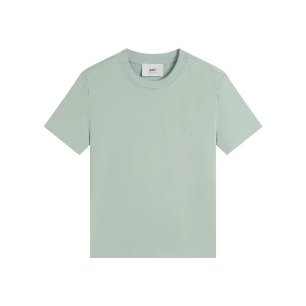 AMI Paris Classic Heart Logo Beige T-Shirt - 25