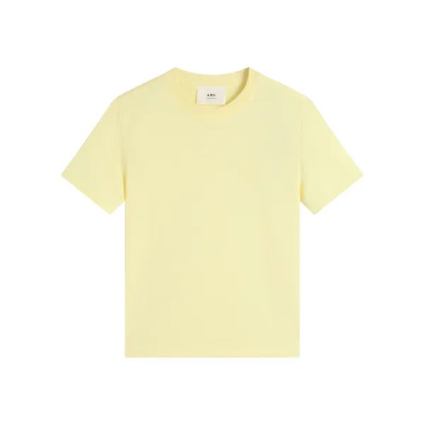 AMI Paris Classic Heart Logo Beige T-Shirt - 22