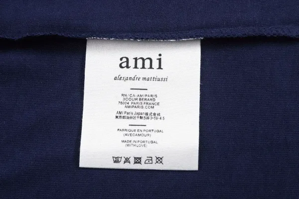 AMI Paris Classic Heart Logo Beige T-Shirt - 6
