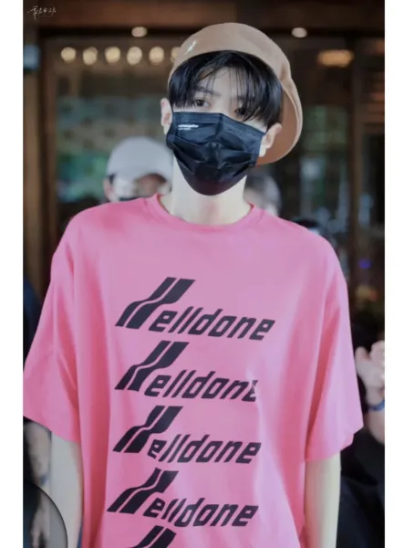 Design Helldon Graphic Print Oversized T-Shirt White - 29