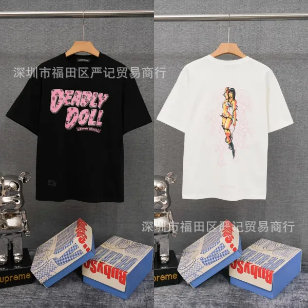 Chrome Hearts American Flag Graphic T-Shirt Black - 31