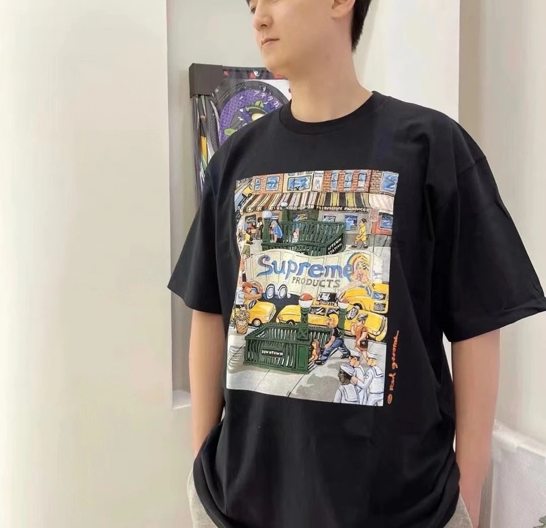 Supreme Bandana Box Logo T-Shirt Navy - 12