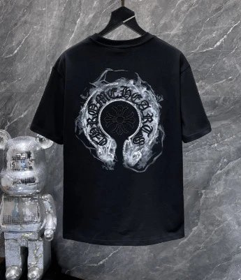 Chrome Hearts Multicolor Cross Flower Print T-Shirt - 8