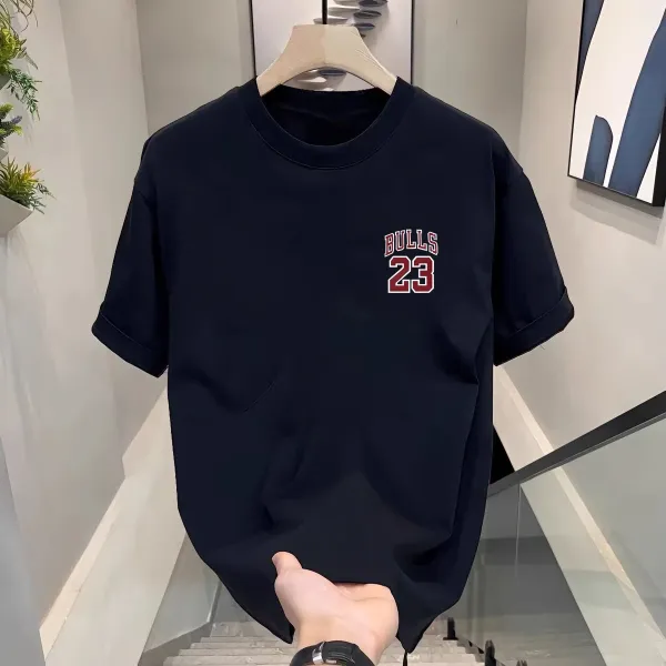 Design Basic Crew Neck White T-Shirt - 5