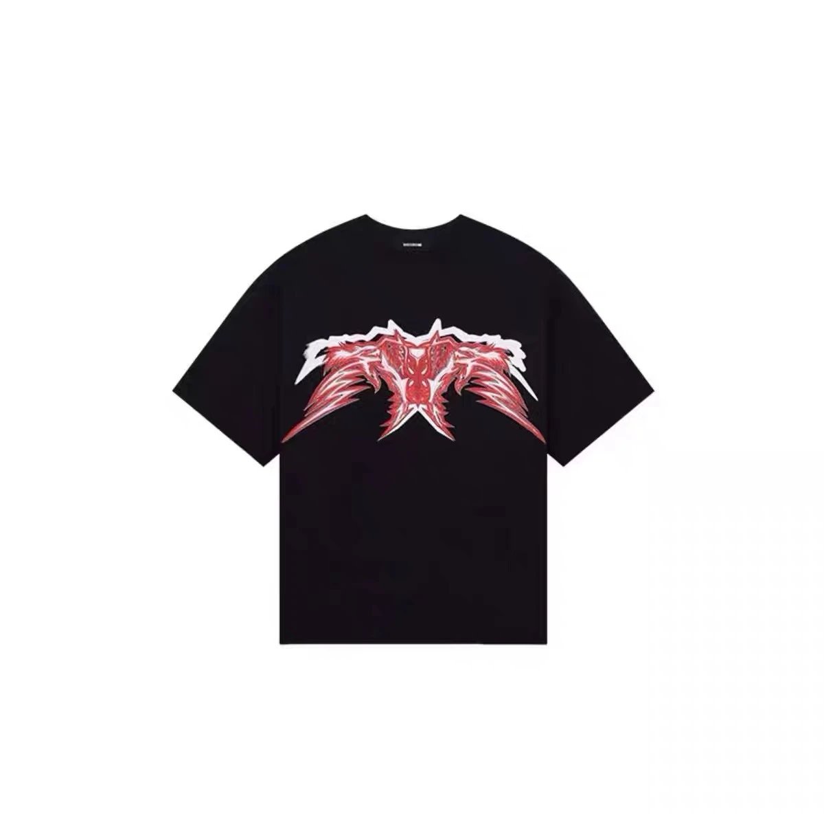WETIDONE T-Shirts Short-Sleeve Crewneck — W60 black