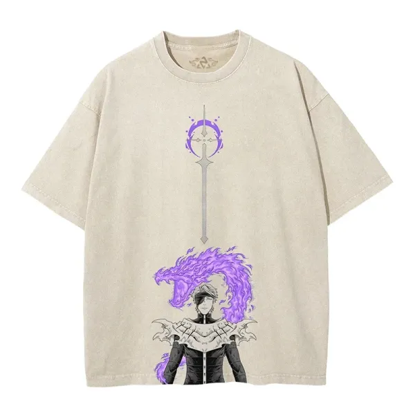 Hellstar Studios Unohara Acid Wash Black T-Shirt - 54