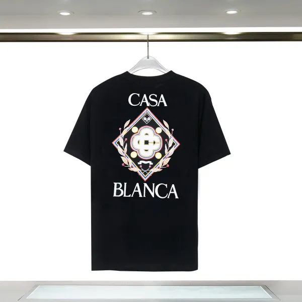 Casablanca Casa Blanca Graphic Print Black T-Shirt - 1