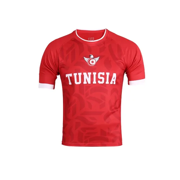 Design Tunisia National Team Jersey Red Jersey - 1
