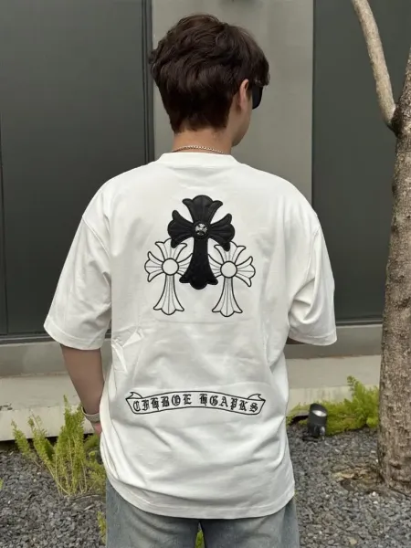 Chrome Hearts Cross Logo White T-Shirt - 31