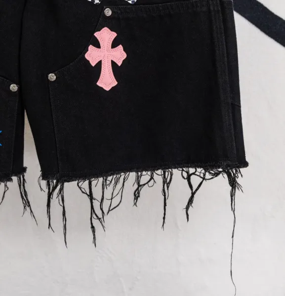 Supreme Cross Embroidered Brown Pants - 18