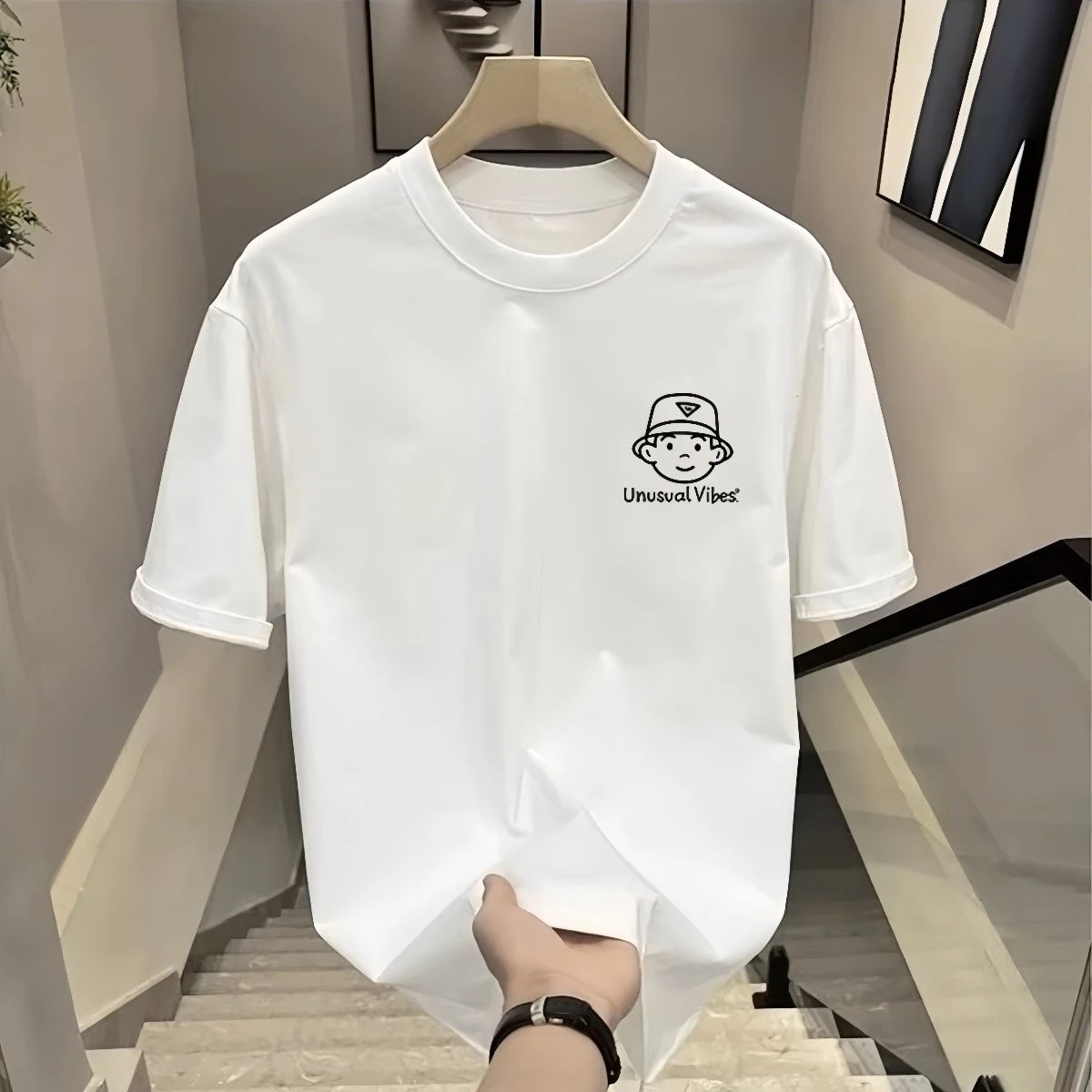 Design PGXY-ROSE Floral Logo Graphic Black T-Shirt T-Shirts - 25