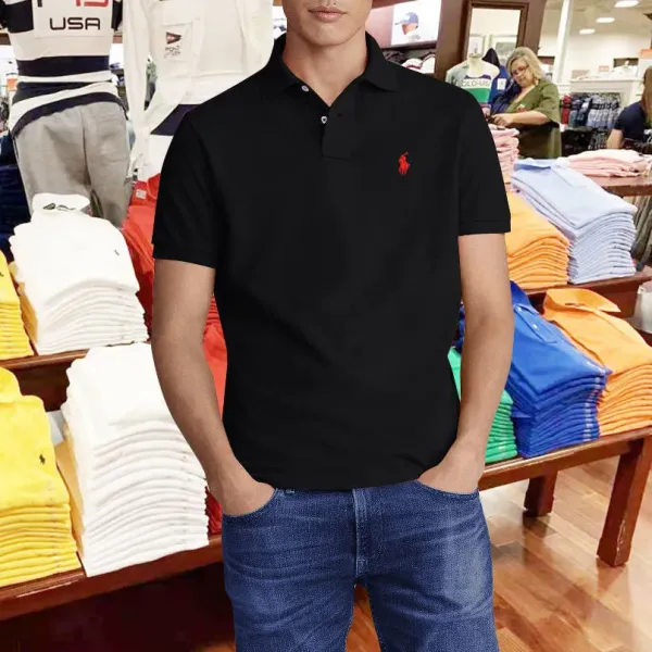 Polo Ralph Lauren Classic Fit Polo White Polo Shirt - 3