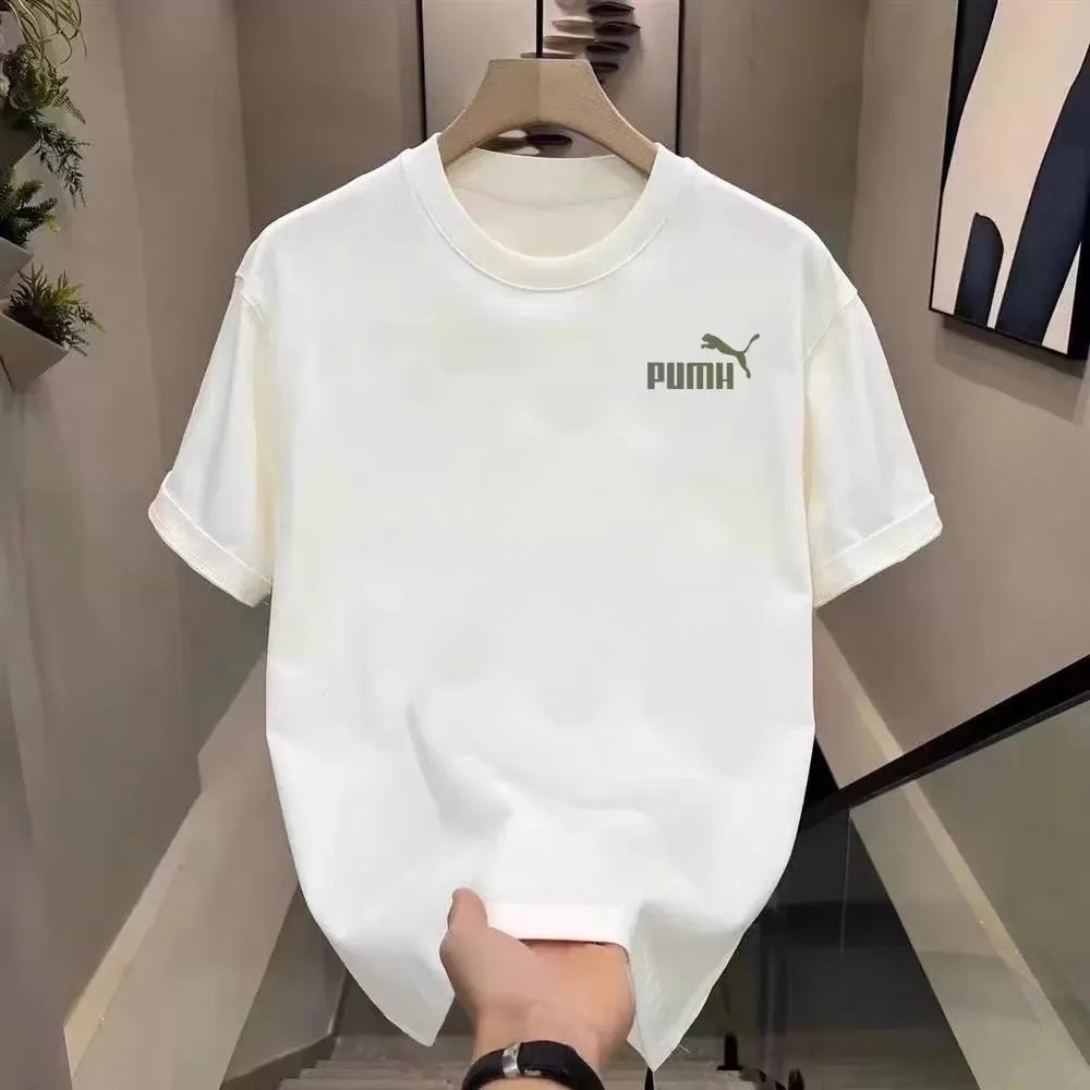 Puma Logo Graphic White T-Shirt - 6