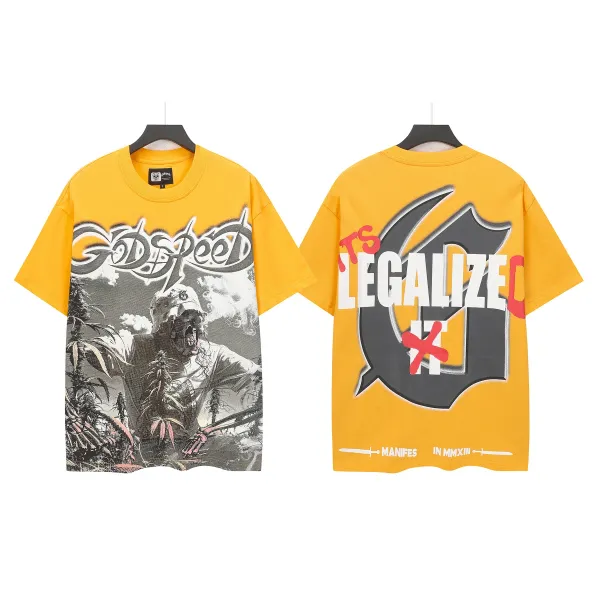 Godspeed Skeleton Graphic Black T-Shirt - 3