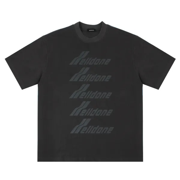 Design Helldon Graphic Print Oversized T-Shirt White - 17