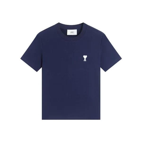 AMI Paris Classic Heart Logo Beige T-Shirt - 18