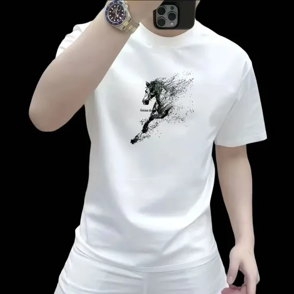 Design Horse Graphic Red T-Shirt - 3
