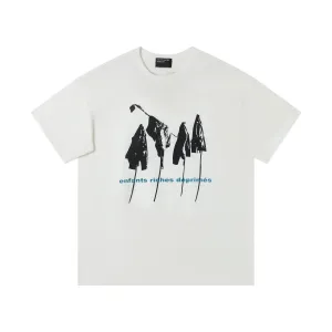 Enfants Riches Déprimés Clothesline Graphic T-Shirt White