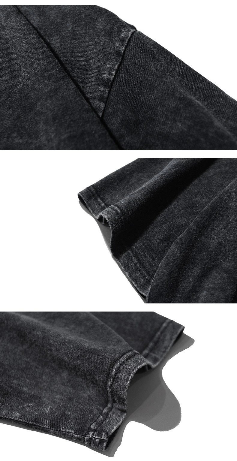 Design Dexter Graphic Washed Black T-Shirt - 7