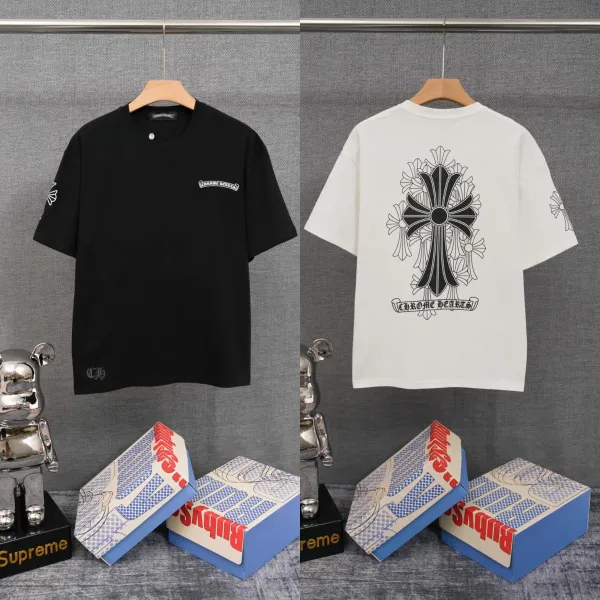 Chrome Hearts Cross Motif White T-Shirt - 39