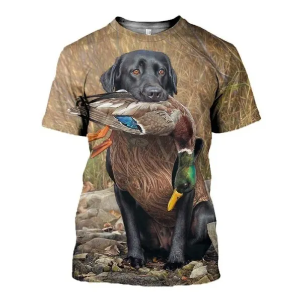Design Woodland Snipe Camo Print T-Shirt - 13