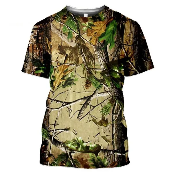 Design Woodland Snipe Camo Print T-Shirt - 26
