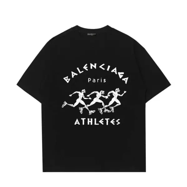 Balenciaga Athletes Print White T-Shirt - 3