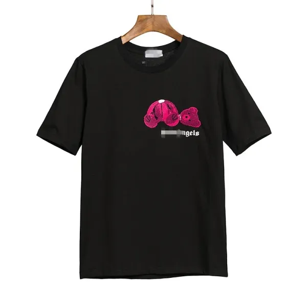 Palm Angels Teddy Bear Graphic White T-Shirt - 18