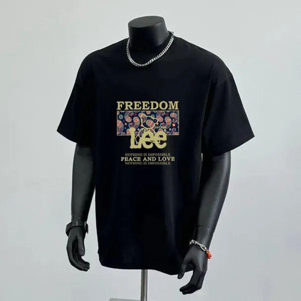 Lee Freedom Graphic T-Shirt White - 5