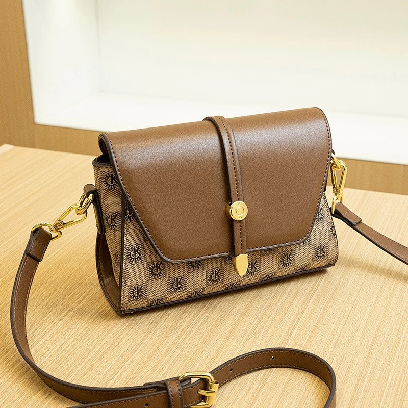 Mini Flap Crossbody Bag Brown Monogram