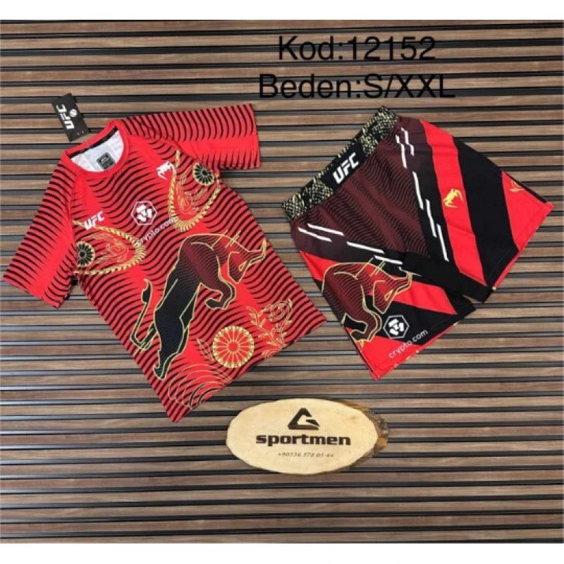 UFC x Venum UFC x Crypto.com Red Bull Graphic T-Shirt and Shorts Set Sets