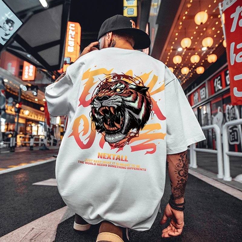 Oversized Polyester Print Short Sleeve T-Shirt M-8XL photo 3
