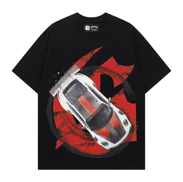 Godspeed Liquid Chrome Logo Black T-Shirt - 10