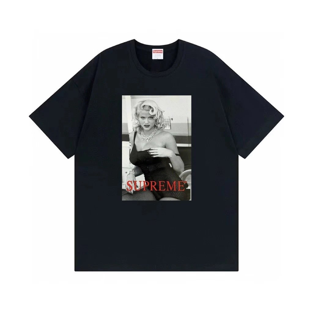 Supreme Anna Nicole Smith Photo Tee Black T-Shirt