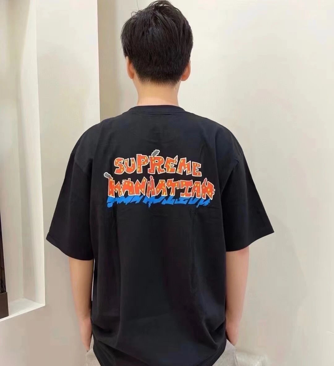 Supreme Bandana Box Logo T-Shirt Navy - 13