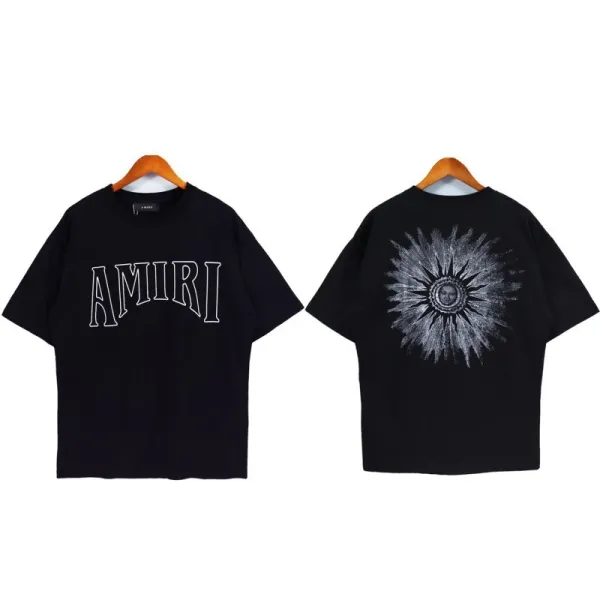 Amiri Tiger Logo Oversized Black T-Shirt - 31