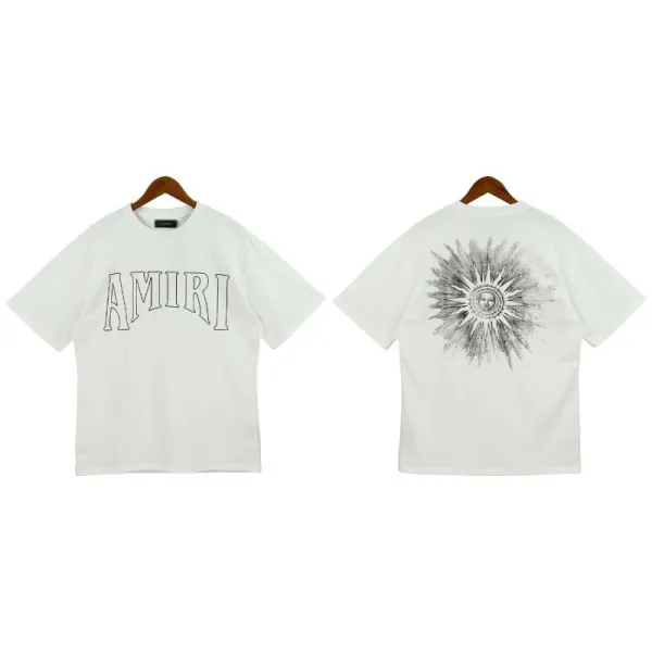 Amiri Tiger Logo Oversized Black T-Shirt - 32