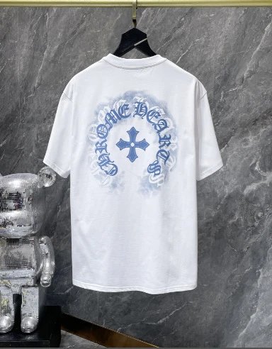 Chrome Hearts Multicolor Cross Flower Print T-Shirt - 43