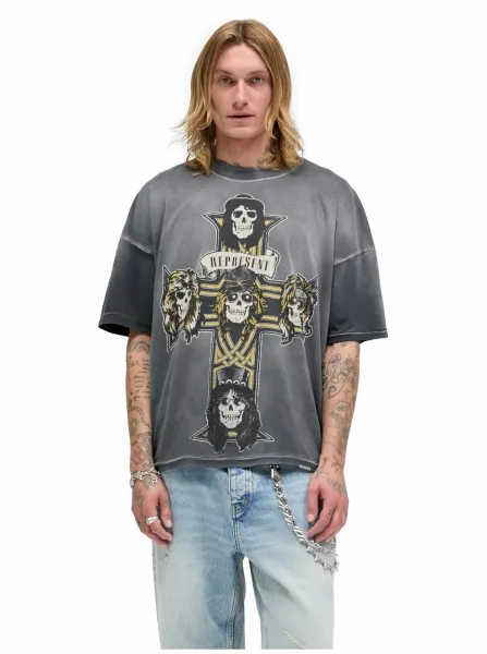 Represent Iron Cross White T-Shirt - 14