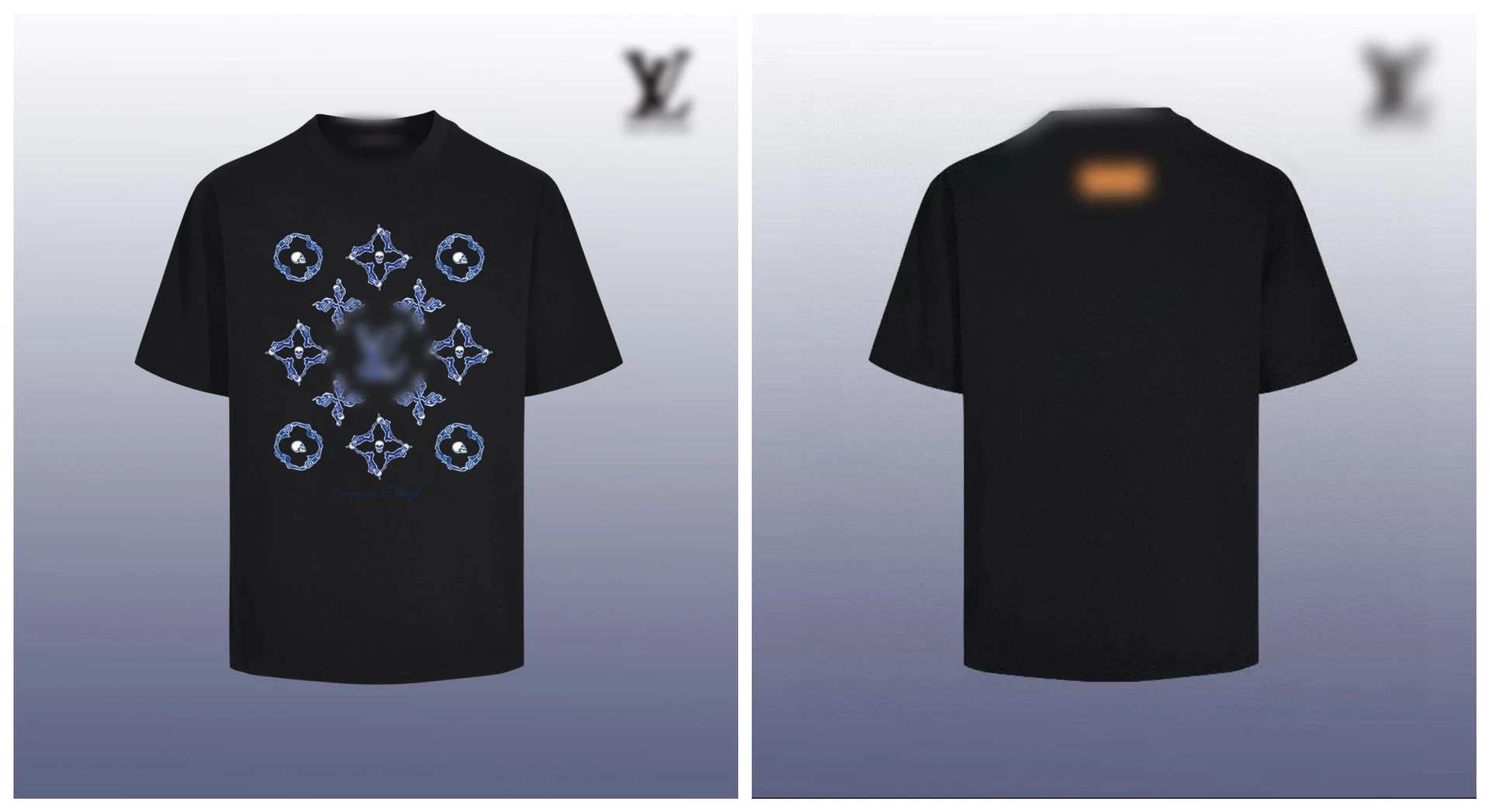 Louis Vuitton Monogram Print Black T-Shirt - 3